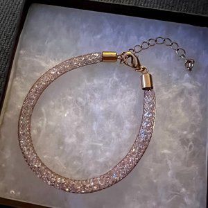 Rose Gold bracelet with Swarovski Crystals. New with box! Swarovski